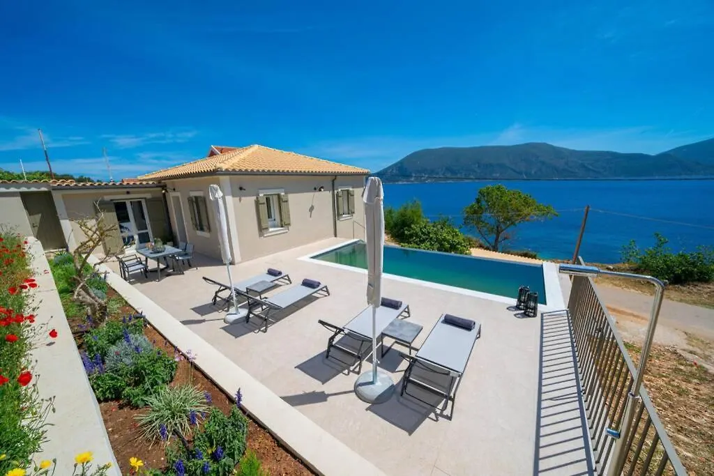 Luxury Seafront Villa Liberty With Pool In Fiskardo
