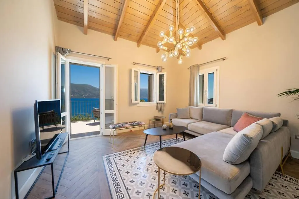 Luxury Seafront Villa Liberty With Pool In Fiskardo