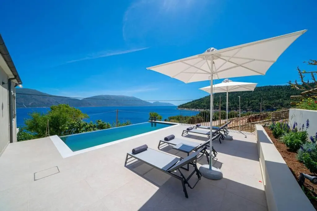 Luxury Seafront Villa Liberty With Pool In Fiskardo